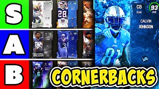 RANKING the BEST Cornerbacks in Madden NFL 24 DEC [upl. by Alidia]