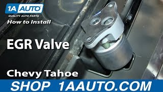 How to Replace EGR Valve 9602 Chevy Tahoe [upl. by Leonora728]