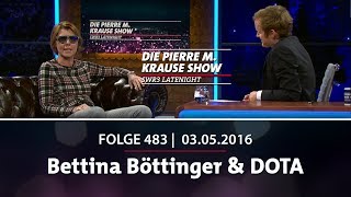 Pierre M Krause Show  Folge 483  Bettina Böttinger amp Dota [upl. by Elaen]