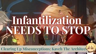 Kaveh  Infantilization of Feminine Characters Genshin Impact Character Analysis [upl. by Janine]