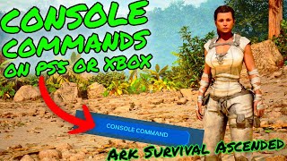 How To ENABLE CONSOLE COMMANDS on PS5 and XBOX in Ark Survival Ascended [upl. by Adlog728]