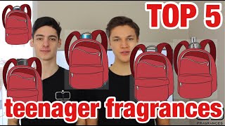 TOP 5 best teenager fragrances 2021 for men [upl. by Ayetal639]