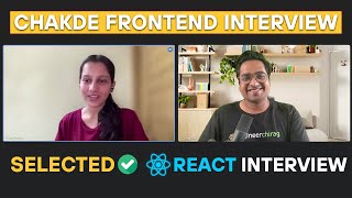 45 Years Experienced React JS Interview  Chakde Frontend Interview EP  06 [upl. by Benisch122]