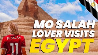 I Wore A Mo Salah ليفربول shirt at the Pyramids and it was crazy [upl. by Lou]