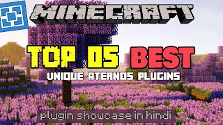 TOP 5 BEST Plugins For Your Aternos Server  Minecraft Plugins  MentCrafter [upl. by Antonetta38]