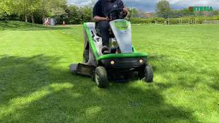 Martin Carty Garden Services Etesia Hydro 80 Ride on Mower in Action [upl. by Wainwright]