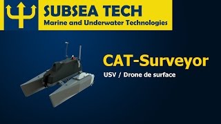 SubseaTech  CATSurveyor  USV  Drone de surface [upl. by Anivel]