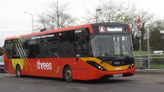 Buses at Sutton in Ashfield  November 2023 [upl. by Aseretairam89]