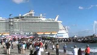 Allure of the Seas ARRIVES IN FORT LAUDERDALE [upl. by Bakki]