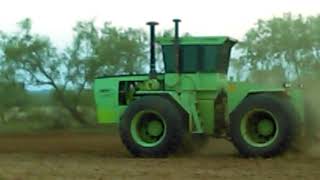 Steiger ST 270 Cougar III plowing [upl. by Novihc]