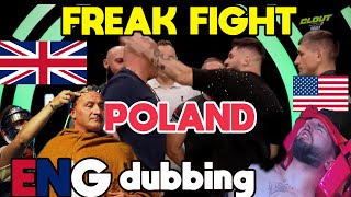 Freak Fight Poland conference clout mma 2 part 2 dubbing eng [upl. by Chev]