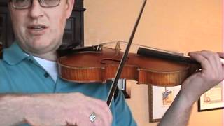 Violin Lesson Getting to the Frog lower bow techniques [upl. by Fanestil]