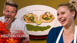 Young Guns’ Signature Dish Makes Chef Ramsay Smile  Hells Kitchen [upl. by Rats525]