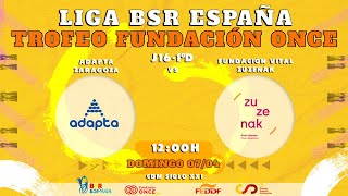 LIGA BSR ESP TROFEO FUND ONCE  1ª DIV 2324  J16  ADAPTA ZARAGOZA  FV ZUZENAK [upl. by Ratep916]