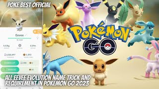 How To Evolve Eevee Into Espeon Without Name Trick In Pokemon Go  Eevee Evolutions Pokemon Go [upl. by Atinauj]