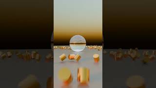 Marble smash blender art blender3d [upl. by Avahc]