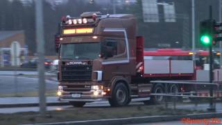 4K Scania 164L 480 V8  Tonerud Transport [upl. by Okiron]