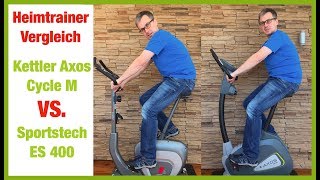 Kettler Axos Cycle vs Sportstech ES400 Heimtrainer Vergleich [upl. by Barbabra]