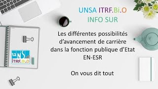 Fonction publique dEtat  les possibilités dévolution de carrière des personnels [upl. by Anglim]