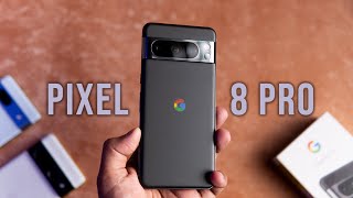 Pixel 8 Pro Obsidian Unboxing amp Initial Impressions [upl. by Htebezile]