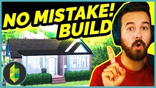 NO MISTAKES Build Challenge  The Sims 4 [upl. by Kameko]