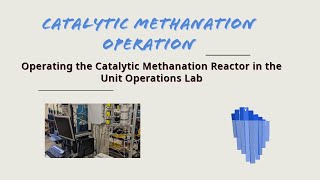 Operational Instruction for Running the Catalytic Methanation Reactor [upl. by Otreblide]