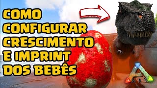 COMO CONFIGURAR IMPRINT E CRESCIMENTOS BREEDING HOST SOLO  NITRADO  ARK SURVIVAL EVOLVED [upl. by Ecnedurp]