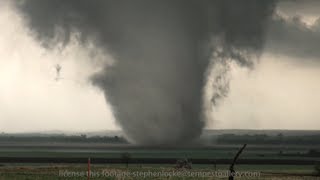 INCREDIBLE Langley Kansas EF4 tornado [upl. by Glennie]