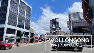 WOLLONGONG Australia  4K 2021  NSW  Walking Tour Video [upl. by Lacefield]