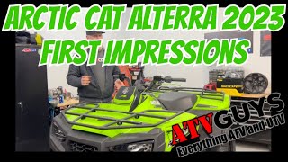 The Alterra 600 from Arctic Cat Offroad First Impressions [upl. by Stevie741]