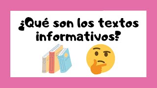 TEXTOS INFORMATIVOS 📝  Características estructura y elementos 🤓 [upl. by Odrareve701]