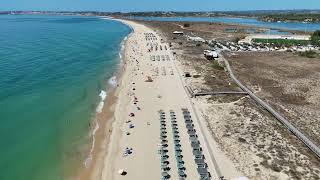 Alvor Beach flight September 2024 in 4K [upl. by Anatollo]