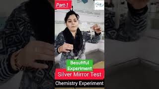 Silver mirror test part 1 tollens reagents test tollens test for aldehyde and ketone vkcclasses [upl. by Ilatan974]