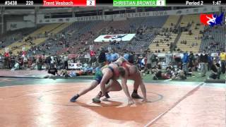 FSN 220 Trent Vesbach Viroqua vs CHRISTIAN BROWER team louisiana [upl. by Chlo21]