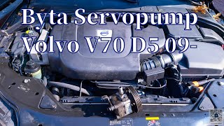 Byta servopump Volvo V70 D5 Fas 2 [upl. by Homer]