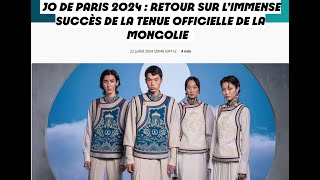 Pourquoi tout le monde en parle des tenues de léquipe de Mongolie  jo2024 paris2024 [upl. by Mateya]