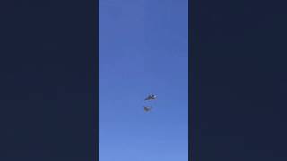 Lockheed P38 lightning and Lockheed F35 lightning flyover f35lightning p38 lockheed flyby [upl. by Lauro]