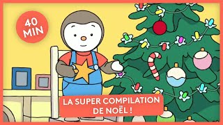 Tchoupi 🎄 La super compilation de Noël 🎄 40 minutes  Dessin animé pour enfants [upl. by Ahsinaj]