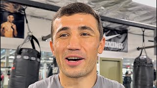 ISRAIL MADRIMOV TELLS TERENCE CRAWFORD “I’LL FIGHT CANELO AFTER I BEAT YOU” [upl. by Yelhs]