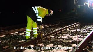 De plaatsing van langgelaste rails [upl. by Atinad]