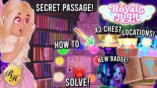 NEW DUNGEON QUEST EASY TUTORIAL  ALL CHEST amp BOOK LOCATIONS SECRETS amp MORE 🤫  Royale High [upl. by Ruhtra]