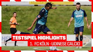 HIGHLIGHTS 1 FC Köln  Udinese Calcio 32  Alle Tore [upl. by Aleibarg803]