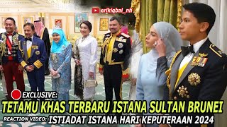 🔴ISTANA TERBARU SULTAN BRUNEI ISTIADAT TETAMU KHAS LUAR NEGARA HK 2024 I 🇧🇳 Reaction [upl. by Aholla122]