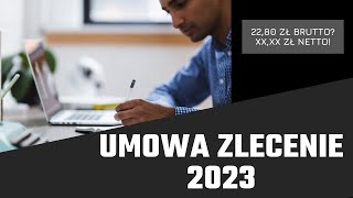 Umowa zlecenie 2023  2280 zł brutto Ile netto [upl. by Ailed]