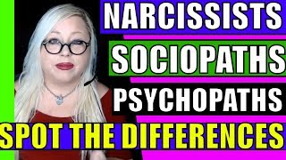 Narcissist Psychopath or Sociopath How to Spot the Differences [upl. by Enywtna100]