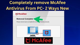 How To Completely remove McAfee antivirus From PC Windows 1011 ✅ 2 Ways [upl. by Raphaela221]