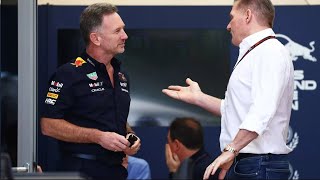 Max Verstappens dad Jos responds to claims he is behind Christian Horner leaks at Red Bull [upl. by Leidag78]