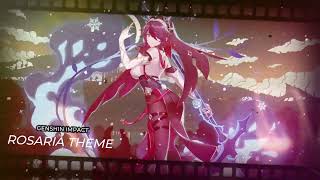 Genshin Impact Rosaria Theme Experimental Video [upl. by Elvia]