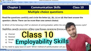 class 10 chapter 1 communication skill employabilityskills class10th testknowledge1292 [upl. by Nirrol]