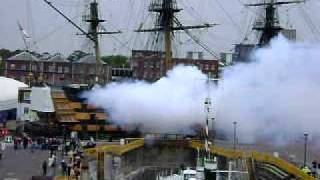 HMS VICTORY broadside Sep 09 [upl. by Rehpotisrhc636]